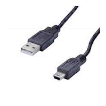 Cordon USB 2.0 - A M / mini USB B M - 480 mbps - noir - 2 m|Erard-EAD2486