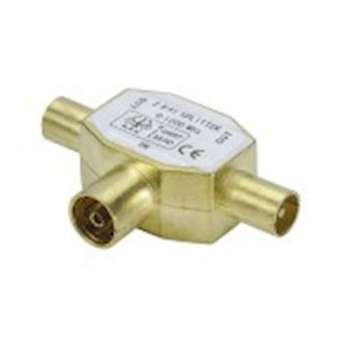 Adaptateur 2 x TV 9.52 mm M / TV 9.52 mm F - OR|Erard-EAD4752
