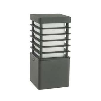 HALMSTAD noir 46W halogène max./E27 classe II IP65 260mm verrerie opale|Norlys-NOS210SV