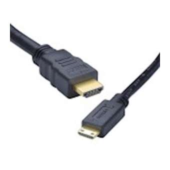 Cordon HDMI A M / HDMI C (mini) M - 4K/60ips HDR 4:2:0 - 10.2 gbps - OR - 2m|Erard-EAD7827