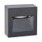 NAMSOS MINI PLAT graphite LED 4W mod. 439lm 3000K IP65 IK09 cl I dim. TRIAC