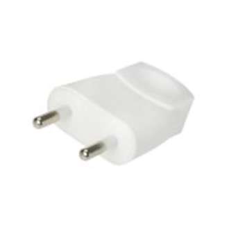 Prise électrique 230V (2 P) M - 6A - CE - blanche - à monter|Erard-EAD8743