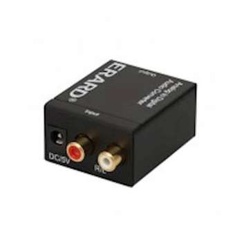 Convertisseur 2 RCA F vers Toslink F et 1 RCA F - plug & play|Erard-EAD1907