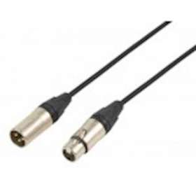 Cordon XLR 3 broches - M/F - NEUTRIK - diam 6 mm - prises métal - noir - 30m|Erard-EAD907146