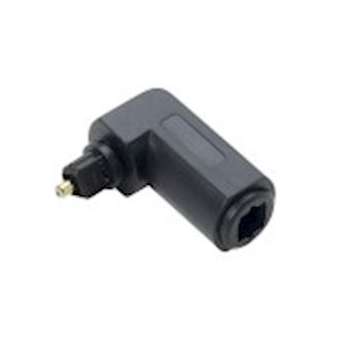 Adaptateur Toslink coudé à 90DEG M/F - OR|Erard-EAD1547