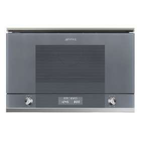 Four micro-ondes encastrable 'Linéa' - Electronique (6 fonctions dont pizza)|Smeg france-SMFMP122S1