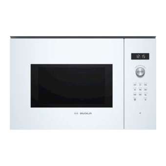 MICRO-ONDES ENCASTRABLE 25L BLANC|Bosch menager pose enc.-B6SBFL554MW0