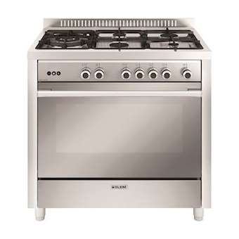 Cuisinière Matrix 90 x 60 cm inox - Matrix - Four tout gaz ventilé catalyse 98 L|Airlux-ALXGX960CQIX