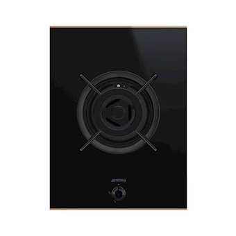 Domino gaz 'Dolce Stil Novo' - 38 cm - plan en verre céramique - bord droit|Smeg france-SMFPV631CNR