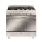 Cuisinière 90 x 60 cm inox - Matrix - Double four électrique catalyse