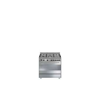 Centre de cuisson 'Esthétique Concerto' manettes noires - 90 cm|Smeg france-SMFBG91CTX9-1