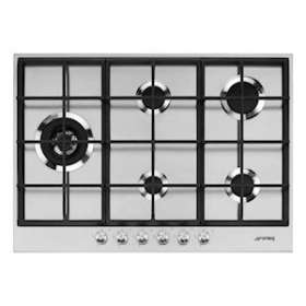 Table gaz 'Linéa' - 72 cm - encastrement standard|Smeg france-SMFPX175L