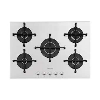 Table gaz 'Linéa' - 75 cm - encastrement standard|Smeg france-SMFPV175B2