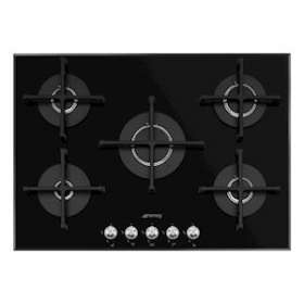 Table gaz 'Linéa' - 75 cm - encastrement standard|Smeg france-SMFPV175N2