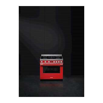 Centre de cuisson 'Portofino' - Pyrolyse - 90 cm|Smeg france-SMFCPF9IPR