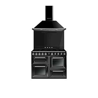 Centre de cuisson 'Victoria' - 110 cm - Plan de cuisson Induction: 5 foyers|Smeg france-SMFTR4110IBL