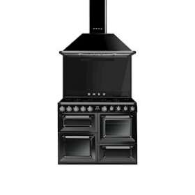 Centre de cuisson 'Victoria' - 110 cm - Plan de cuisson Induction: 5 foyers|Smeg france-SMFTR4110IBL