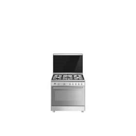 Centre de cuisson avec couvercle 'Esthétique Concerto' 90 cm|Smeg france-SMFSCB90MFX2