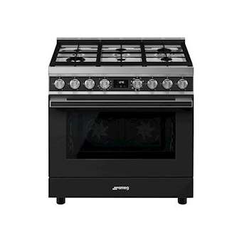 Centre de cuisson 'Portofino' 90 cm Plan de cuisson: 6 brûleurs gaz|Smeg france-SMFCPF9GMAN1