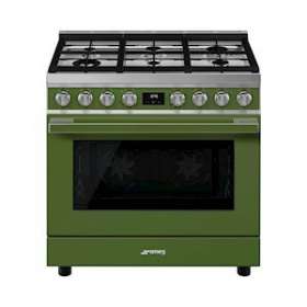 Centre de cuisson 'Portofino' 90 cm Plan de cuisson: 6 brûleurs gaz|Smeg france-SMFCPF9GMOG1