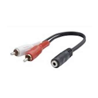Adaptateur 2 RCA M / Jack 3.5mm F - 20cm|Erard-EAD1583