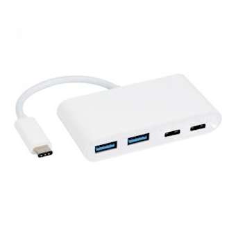 Convertisseur USB 3.2 gen 1 - C M vers HDMI F + USB C F + 2 USB A F - 15cm|Erard-EAD722484