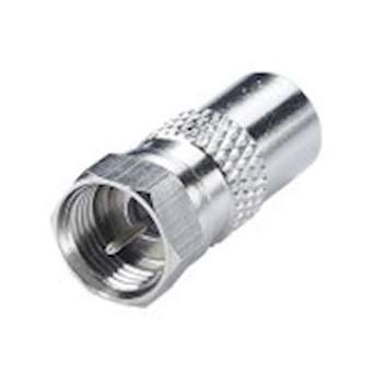 Adaptateur F M/ TV 9.52 mm M - nickel|Erard-EAD5745