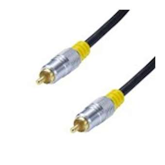 Cordon 1 RCA vidéo numérique M/M - prises métal - OR - 5m|Erard-EAD7005
