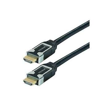 Cordon HDMI A M/M - IMMUNITY - 4K/60ips HDR 4:4:4 - gaine striée - OR - 1m50|Erard-EAD727824