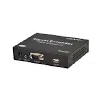 Extendeur VGA + audio + fonction KVM sur IP - by-pass - 1920x1200p - 120 m|Erard-EAD722900