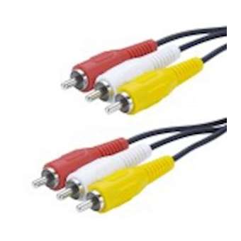 Cordon 3 RCA M/M - nickel - 1m50|Erard-EAD6554