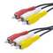 Cordon 3 RCA M/M - nickel - 1m50