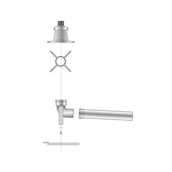 Kit de raccordement PPS flexible chaudière + cheminée D 80 mm|De Dietrich-DDQ100015325