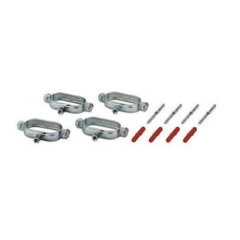 Jeu de colliers pour Duo-Tube Cu 15 et Duo-Flex D 16 mm, 4 pièces|De Dietrich-DDQ89807003