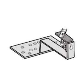 6 ferrures d'ancrage inox sur chevron à tuiles mécaniques|De Dietrich-DDQ89807314