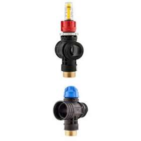 Ensemble départ/retour NIS avec débitmètre 1 circuit|Roth france-OTH1409040412