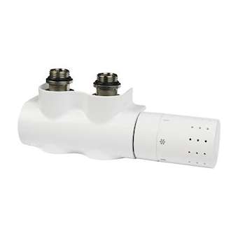 RTH FLEXODESIGN orientable à connexion centrale M30 M1/2-M3/4E Blanc|Comap-CMPL234006001