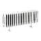 Vuelta EC plinthe, Blanc RAL 9016, 993W, H 360 mm / L 1038 mm