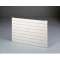 Fassane EC H à ailettes, Blanc RAL 9016, 926W, H 666 mm / L 800 mm