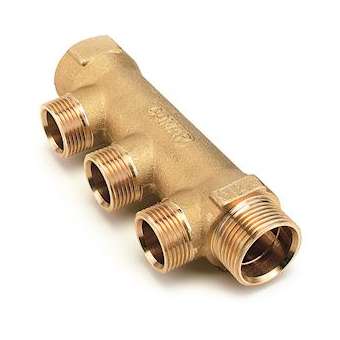 Collecteur matricé entraxe 35 mm 3/4-M22 2 sorties|Comap-CMP9532222