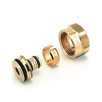 Raccord à compression multicouche M22-16x2 finition laiton|Comap-CMP829516