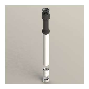 Ventouse verticale en 60/100 noir|Atlantic PAC et Chaudières-AEN074400