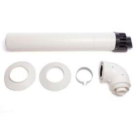 Kit ventouse horizontale 80/125 - nez noir|Atlantic PAC et Chaudières-AEN074262