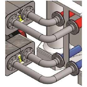 Kit de 2 coudes isolés pour raccordement hydraulique|De Dietrich-DDQ7613414