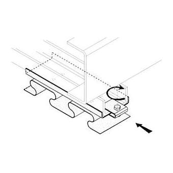 Plots antivibratiles (1 jeu de 4 pièces) pour chaudière GT 530-21 - 530-22|De Dietrich-DDQ82087760