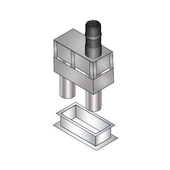 Ventouse verticale D 2 x 350 mm pour chaudière C 630 ECO|De Dietrich-DDQ54443