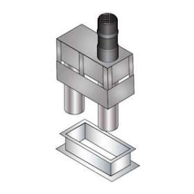 Ventouse verticale D 2 x 350 mm pour chaudière C 630 ECO|De Dietrich-DDQ54443