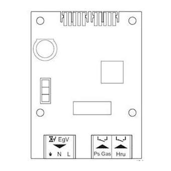 Platine SCB-09 - Control étanchéité gaz|De Dietrich-DDQ7663076