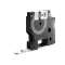 Ruban Vinyle coloré 12 mm x 5,5 m Noir/Blanc