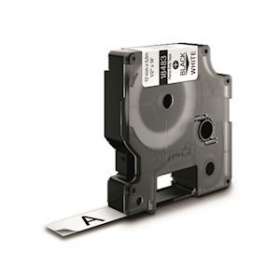 Ruban permanent polyester 12 mm x 5,5 m Noir/Blanc|NWL France-DYM18483